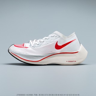 ์[ตรงปก100%]รองเท้าวิ่งไนกี้ ZoomX Vaporfly NEXT% Cream-Red รองเท้าวิ่ง สินค้าถายจางงานจริง100%