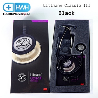 หูฟัง Stethoscope 3M Littmann Classic III Black หูฟังแพทย์ หูฟังทางการแพทย์ Littmann Stethoscope