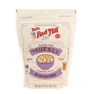 Gluten Free Muesli European Style มูสลี่ สไตล์ยุโรป ปราศจากกลูเตน Bob’s Red Mill 453g.