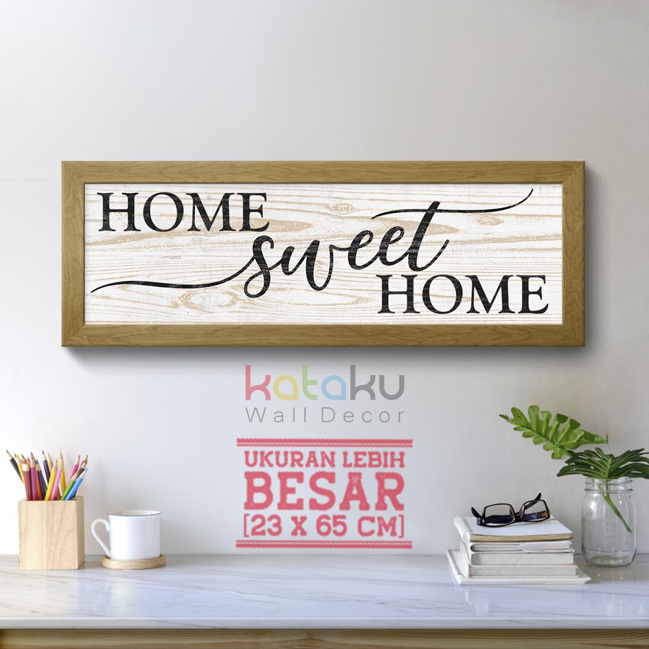 PictBox Home Sweet Home ป้ายตกแต่งผนังตกแต่งผนัง