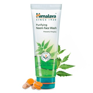 Himalaya neem face wash เจลล้างหน้าสูตรสำหรับคนเป็นสิวง่าย ผิวมัน สินค้าของเเท้ ทุกชิ้นมี อย.