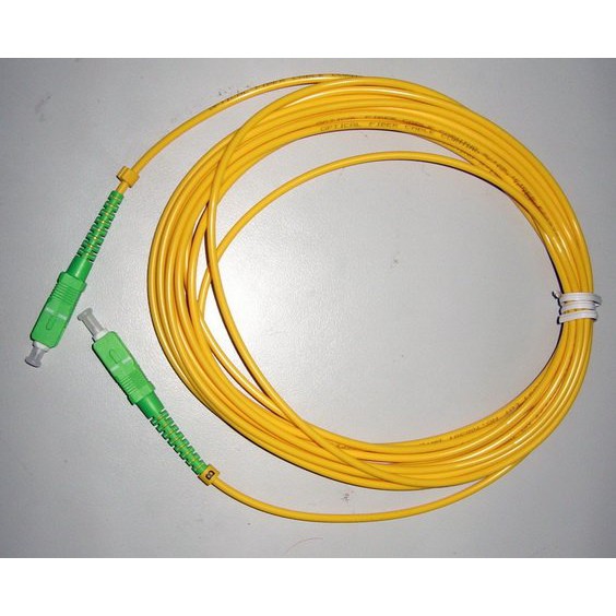SC-APC สายแพทช์ออปติคอลโหมดเดียว ยาว 3M