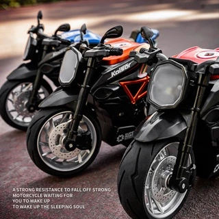 KLT 1:12 Gusta โมเดลรถจักรยานยนต์ โมเดลรถ ของเล่นสําหรับเด็กผู้ชาย ของขวัญวันเกิด