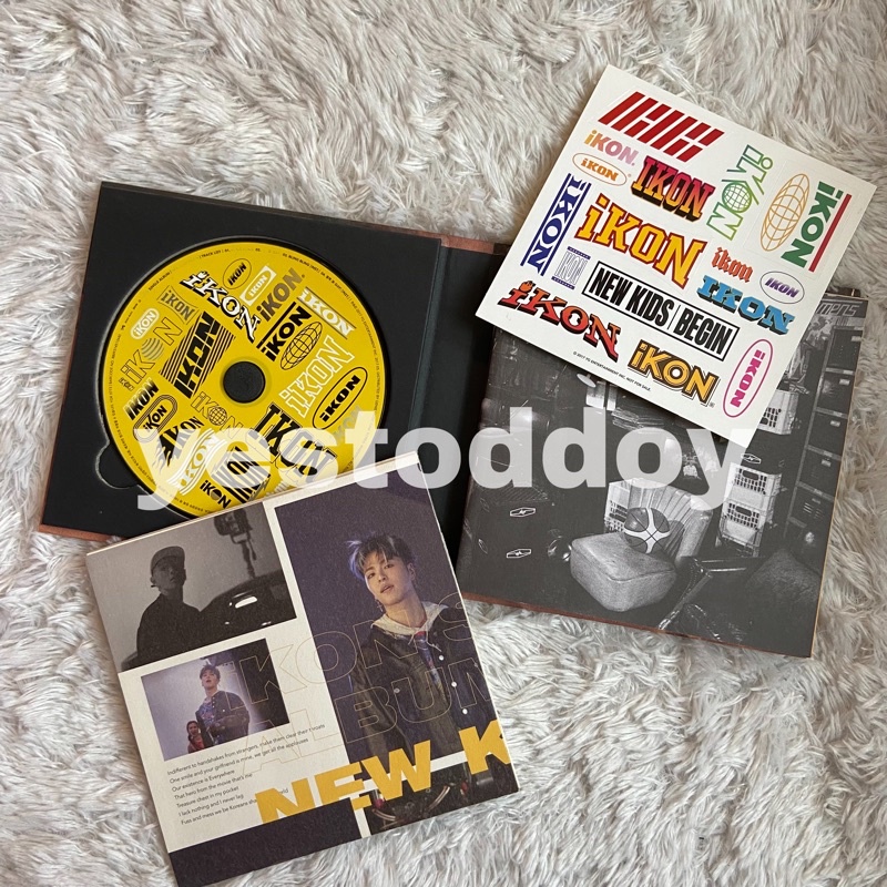 Icon New Kids Begin Dope ver Album +sticker +FP