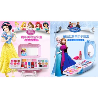 ชุดเครื่องแต่งหน้าเด็ก Disney Children Cosmetic Frozen กล่องสีฟ้า Makeup Box Set เมคอัพ ปลอดภัย ปลอดสารพิษอ่อนโยนต่อผิว