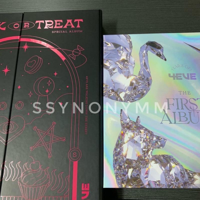 (พร้อมส่ง) อัลบั้มเปล่า 4EVE Trick or Treat 4EVE album The first album อัลบั้มโฟร์อีฟ ได้โปสเตอร์ ของครบยกเว้นการ์ด