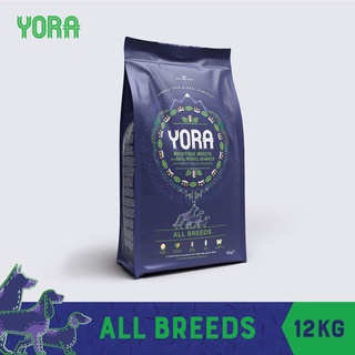 YORA All Breeds 12 kg โยราออลบรีดส์ 12 กก. สำหรับสุนัขโตเต็มวัยทุกสายพันธุ์ อาหารสุนัขครบโภชนาการจากโปรตีนแมลง