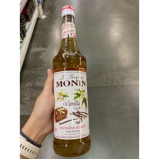 น้ำเชื่อม กลิ่น วานิลา Le Sirop De Monin Vanilla ( Monin Brand ) 700 Ml. เลอ ซีรอพ เดอ โมนิน วานิลลา