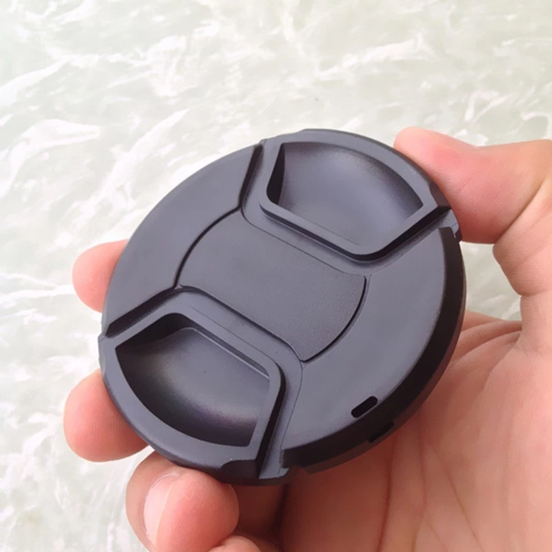 ฝาปิดหน้าเลนส์ พร้อมเชือกป้องกันการสูญหาย Lens Cap No Logo ใช้กับเลนส์ได้ทุกค่าย ขนาด 37 - 95 mm