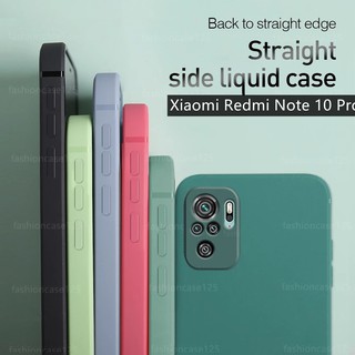 เคสโทรศัพท์ ชนิดซิลิโคน แบบนิ่ม กันกระแทก ขอบเรียบ สีพื้น สำหรับ Xiaomi Redmi Note 11 Pro 5G 11S 10 Pro Note10 4G Note 10S Original