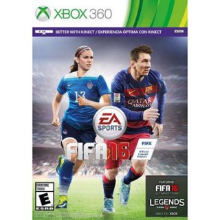 แผ่น XBOX 360 : FIFA 16  ใช้กับเครื่องที่แปลงระบบ JTAG/RGH