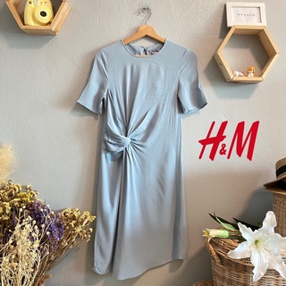 H&amp;M เดรสออกงานมือสอง สำหรับสาวไซส์เล็ก XS สีฟ้า💙✨( Lot 4 )