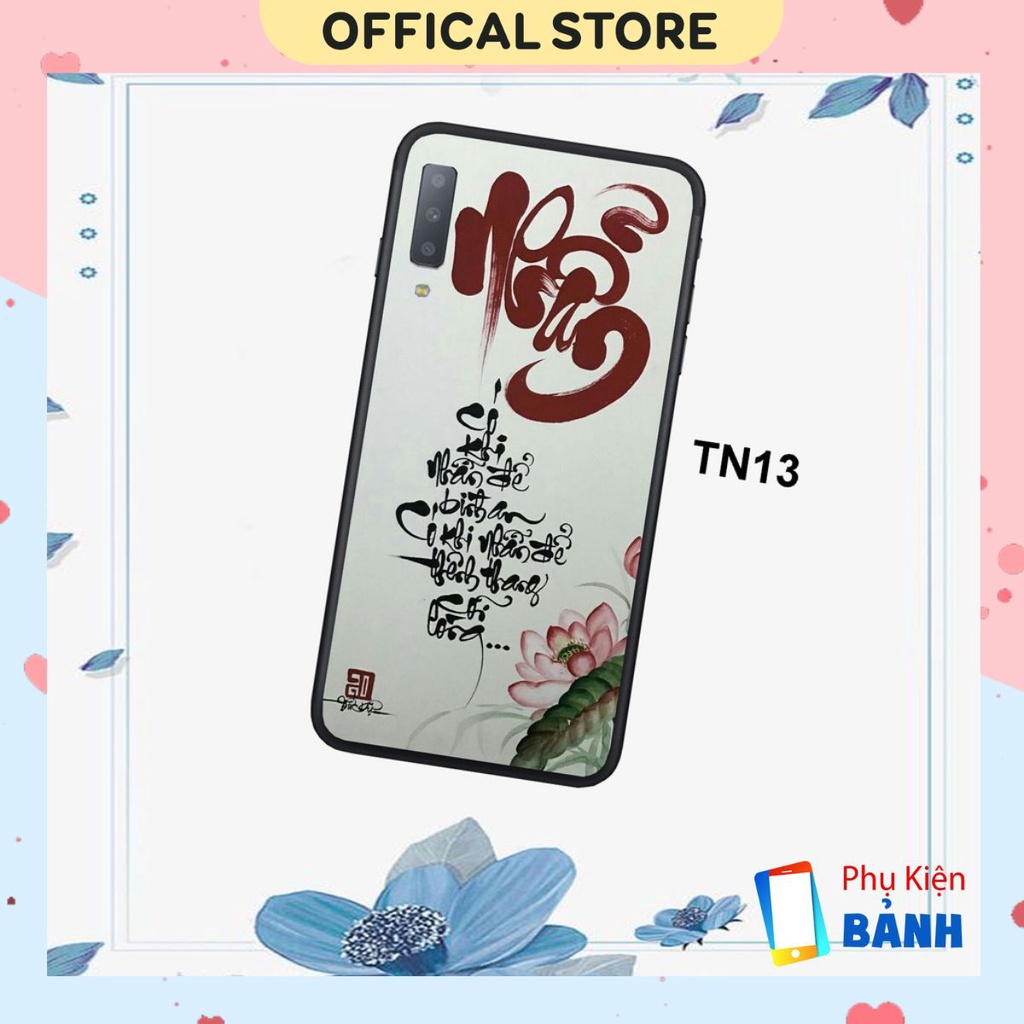 เคส Samsung A7 2018 / A9 2018 พิมพ์ลายดอกไม้