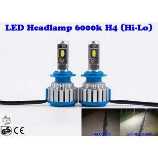 ไฟหน้ารถยนต์ LED H4 Hi-Lo 6000K