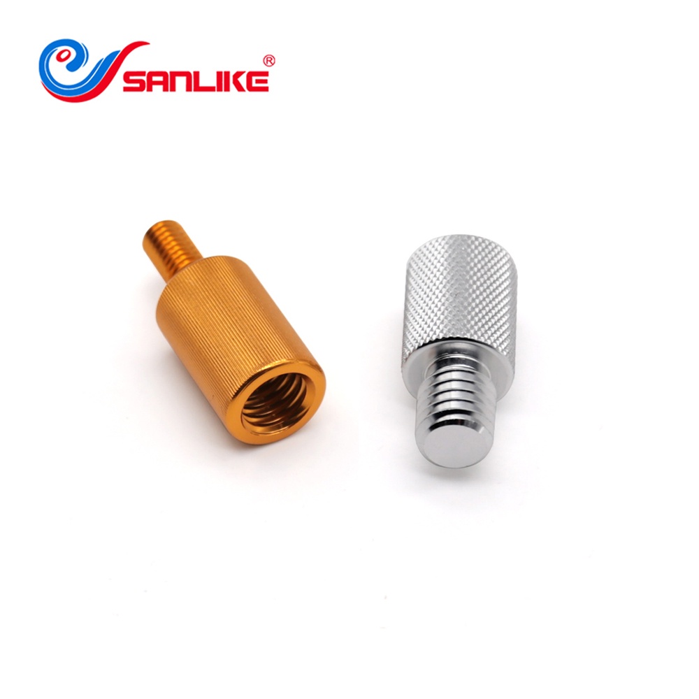 Sanlike ตกปลา Landing สุทธิหัว Dip สุทธิอะแดปเตอร์พับ Joint Connector 8 มม.เมตริก 12 มม. Imperial สกรู Nut 1 ชิ้น