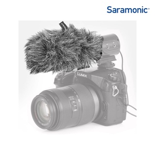 Saramonic SR-M3WS เป็น Furry windscreen แบบสวมทับคลุม Foam Windscreens ที่ไมค์ สำหรับ Saramonic SR-M3