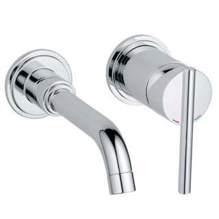 19287 ก๊อกน้ำผสม ฝังผนัง พร้อมวาล์วเปิด-ปิด น้ำ (แบรนด์เยอรมัน) - GROHE