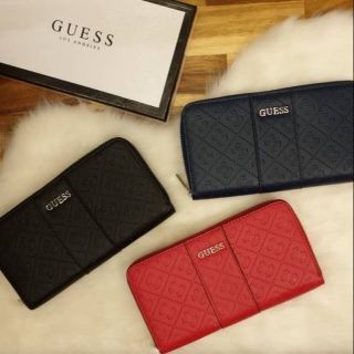 GUESS FACTORY WOMENS ZIP AROUND LONG WALLET