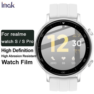 Original Imak Realme Watch S Pro Screen Protector Realme Watch 2 Pro / Watch2 Full Cover Glue Acrylic Protective Film