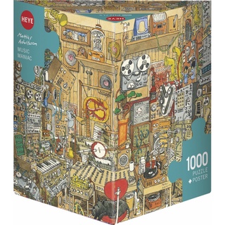 HEYE: MUSIC MANIAC by Mattias Adolfsson (1000 Pieces) [Jigsaw Puzzle]