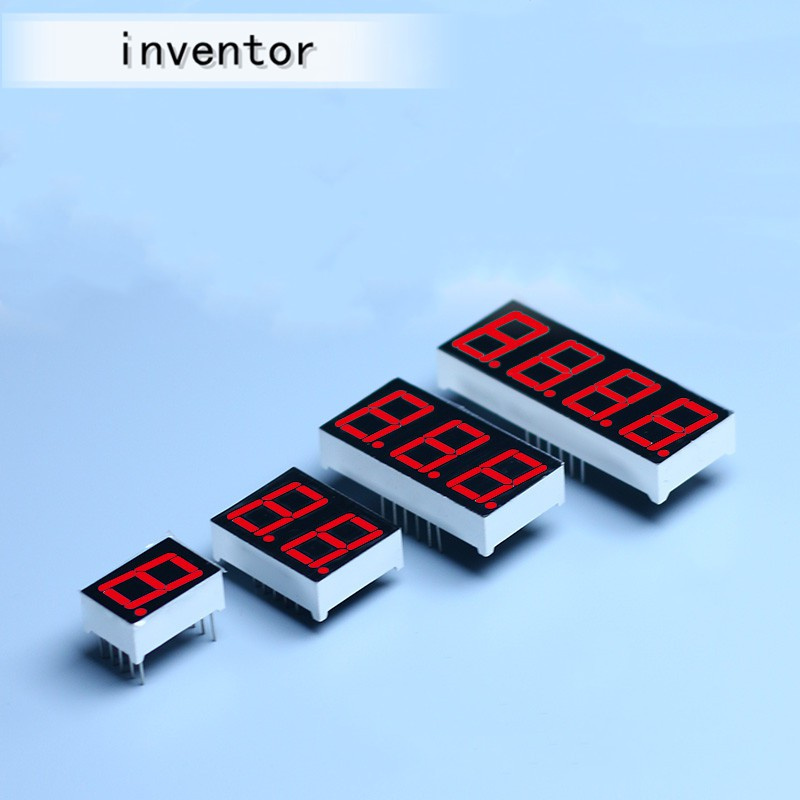 1pc 0.56inch LED display 7 Segment 1 Bit/2 Bit/3 Bit/4 Bit Digit Tube Red Common Cathode / Anode Dig