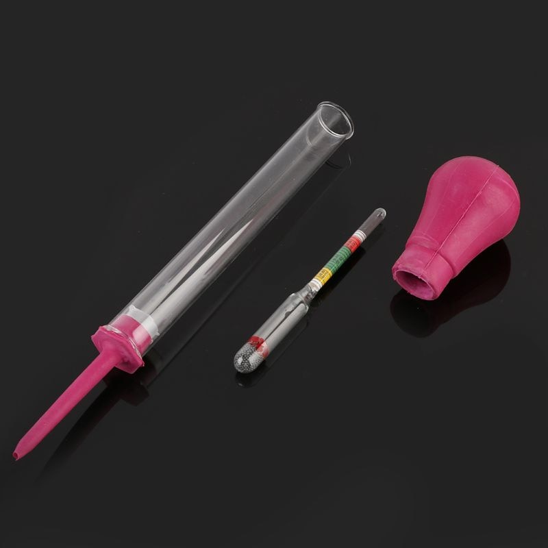 Amazz - ส่งจาก กทม. ปรอทวัดน้ำกรด 1.100-1.300 Suction Type Battery Electrolytic Hydrometer Electro-h