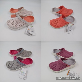 รองเท้าแตะลำลองแฟชั่น สไตล์ Crocs LiteRide Clog สำหรับผู้หญิง สุดฮิต น้ำหนักเบา ใส่สบาย พร้อมส่ง