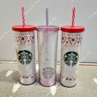 Starbucks แก้วทรัมเบอร์แบบมีกิตเตอร์ 16oz.เกาหลี ‼️พร้อมส่ง‼️