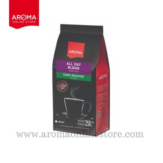 กาแฟ เมล็ดกาแฟคั่ว​ Aroma​ Gold Blend Dark​ Roasted โคตรหอม