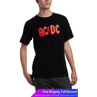Impactเสื้อยืดยอดนิยม Impact Mens AC/DC Logo Classic Short Sleeve T-Shirt Impact Short sleeve T-shirts
