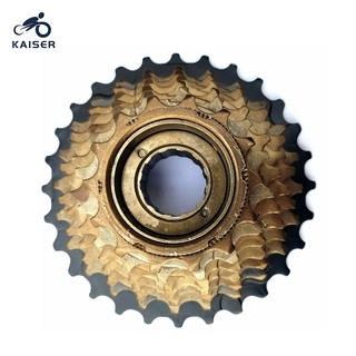 KAISER Cassette Flywheel 7ความเร็วFreewheelจักรยานเสือภูเขาMTBจักรยานท้องถนน13/15/17/19/21/24/28Tอุปกรณ์รถจักรยาน