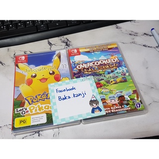 แผ่น nintendo switch มือสอง เล่นเอง LETs GO Pikachu &amp; overcooked