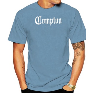 เสื้อยืดผ้าฝ้ายพรีเมี่ยม เสื้อยืด ผ้าฝ้าย พิมพ์ลาย Compton California GOTHIC Eazy E NWA Dr