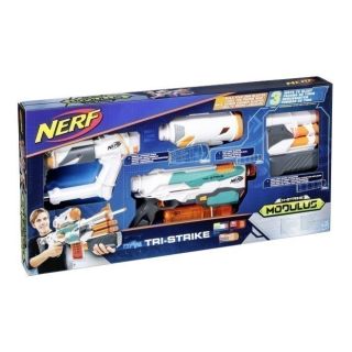 Nerf Modulus Tri-Strike Gun ปืนเนิร์ฟ TriStrike ไกเทา Grey Trigger Tri Strike