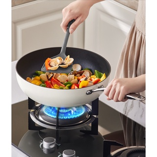 Germanys stone non -stick pot frying pot Furniture cooked cooker electromagnetic cooker gas stove no flat pot