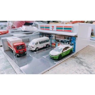 ฉากโมเดลรถ 1/64 (ฉากร้านสะดวกซื้อ)