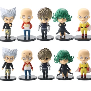 ฟิกเกอร์ One Punch Man Saitama Tatsumaki Genos Garou ของเล่นสําหรับเด็ก 5 ชิ้น