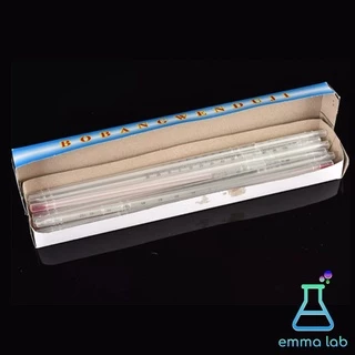 Glass Thermometer ปรอท แก้ว วิทยาศาสตร์ 0-100, 0-200, -30-100องศาC วัดความร้อน ปรอทติดลบ วัดอุณหภูมิ เทอร์โมมิเตอร์ 30cm