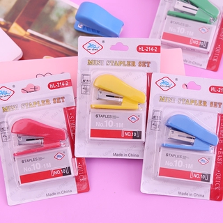 1pc Cartoon Stapler Set Cute Mini Stapler Staples Office Supplies Student Gifts School Supplies
