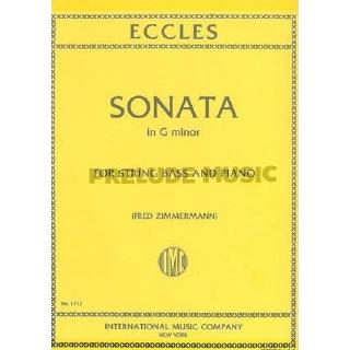 (โค้ดINCSM2Lลด70฿) (Piano and String Bass) Eccles, H: Sonata in G minor (IMC1712)