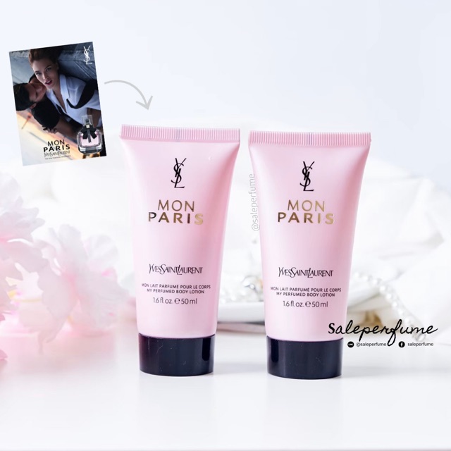 ysl mon paris lotion