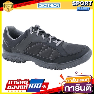 รองเท้าผู้ชายสำหรับใส่เดินเส้นทางธรรมชาติรุ่น NH100 (สีดำ) Mens natural walking shoes model NH100 - black color