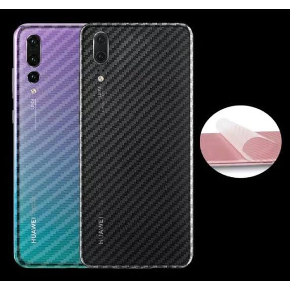 ฟิล์มกันรอยหลังลายเคฟล่าhuawei P20 P30 Mate30 Mate20 pro