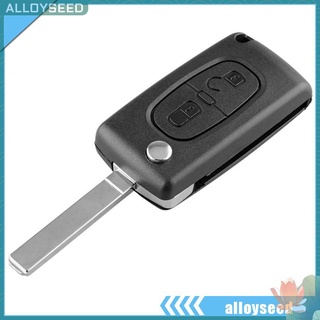 ✿AL✿433MHz 2 Button Folding Remote Key Fob for Peugeot 207 307 308