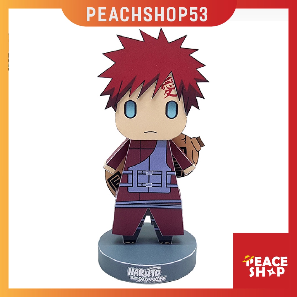 กระดาษอนิเมะโมเดล Chibi Gaara - Naruto Shippuden OS11