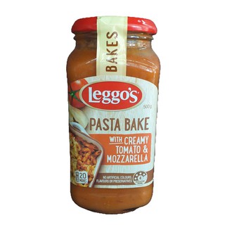 แท้ Leggos Pasta Bake 500 g. ซอสสำหรับอบพาสต้ารสมะเขือเทศผสมครีมชีส