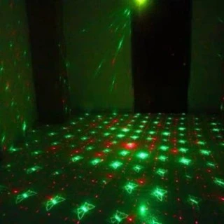 Mini Laser Stage lighting ไฟเลเซอร์ ไฟดิสโก้ ไฟเธค กระพริบตามจังหวะเพลง