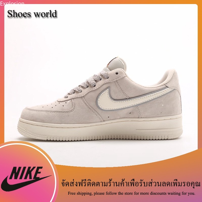 ของแท้ 100% Nike Air Force1 Mid x Reigning Champ 169D4405 รองเท้าลำลอง