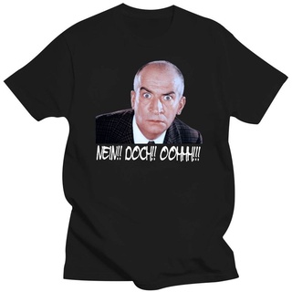 เสื้อยืด พิมพ์ลายภาพยนตร์ Louis De Funes No But Ohhh TV CULT CLIC สีดําสามารถปรับแต่งได้