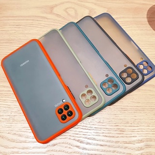 025 เคสขอบสีหลังด้าน รุ่น Samsung A13 4G/A04S/A13 5G/M53/A32 4G/A32 5G/M12 / A12 A02s A02 M02 A22 5G เคสกันกระแทก